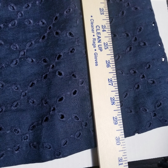 TALBOTS PETITES LINED DARK NAVY BLACK SLEEVELESS MINI DRESS SIZE 14 - Picture 6 of 12